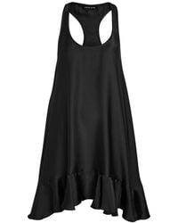 Anine Bing - Lilith Silk-Blend Mini Dress - Lyst
