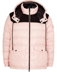 Moncler Gombei Pink Quilted Shell Jacket