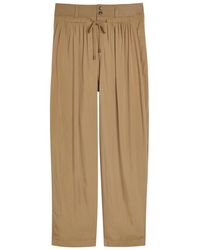 Isabel Marant - Inaya Drawstring Woven Trousers - Lyst