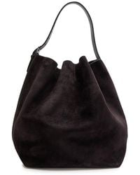 TOTEME - Belted Suede Tote - Lyst