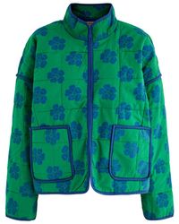 Free People - Chloe Floral-Print Quilted Cotton Jacket - Lyst