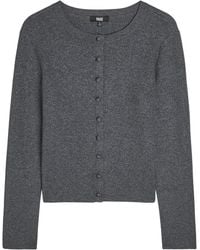 PAIGE - Anzu Metallic Knit Cardigan - Lyst