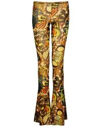 Jean Paul Gaultier - Papillon Printed Tulle Trousers - Lyst