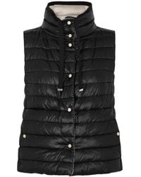 Herno - Ultralight Reversible Quilted Shell Gilet - Lyst