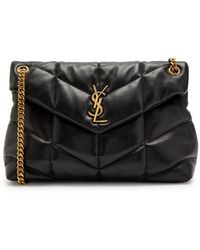 Saint Laurent - Lou Puffer Medium Leather Shoulder Bag - Lyst
