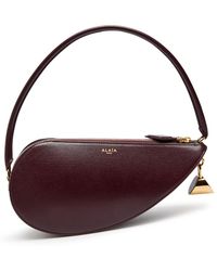 Alaïa - Le Demi-Coeur Grained Leather Shoulder Bag - Lyst