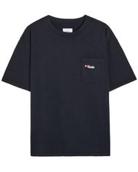 Rhude - Moonlight Wolf Logo-Printed Cotton T-Shirt - Lyst