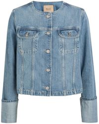 PAIGE - Dean Panelled Denim Jacket - Lyst