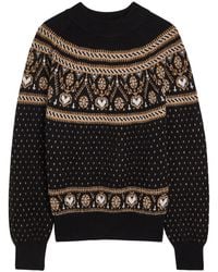 KHAITE - Guy Fair Isle Cashmere Jumper - Lyst