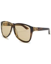 Miu Miu - Butterfly-Frame Sunglasses - Lyst