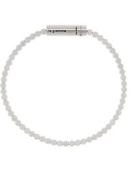 Le Gramme - 11G Polished Sterling Beads Bracelet - Lyst