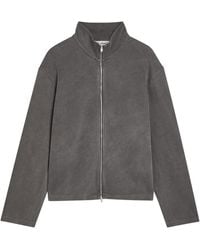 Our Legacy - Shrunken Zip-Through Cotton-Knit Jumper - Lyst