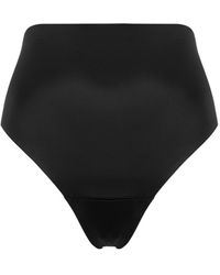 Spanx - Shaping High-waist Stretch-satin Thong - Lyst
