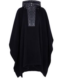 Moncler - Hooded Wool Cape - Lyst