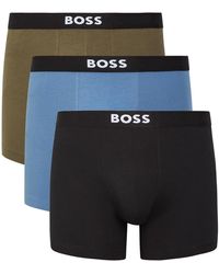 BOSS - Stretch-Cotton Boxer Briefs - Lyst