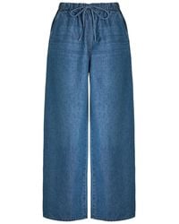 Mother - The Buffet Nerdy Drawstring Straight-Leg Jeans - Lyst