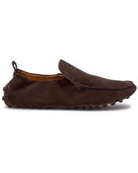 Tod's - Gomma Suede Loafers - Lyst