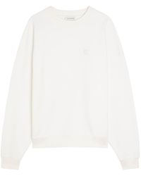Anine Bing - Miles Logo Cotton Sweatshirt - Lyst