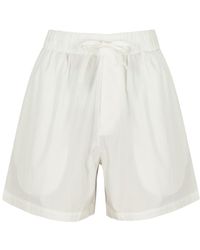 Tekla - Poplin Pyjama Shorts - Lyst