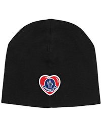 Moncler - Logo-embroidered Wool-blend Beanie - Lyst