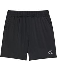 Malbon - Scooter Logo-Embroidered Coolcore Shorts - Lyst