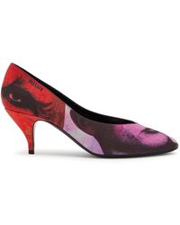 Versace - Tina 65 Printed Faille Pumps - Lyst