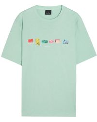 Paul Smith - A Row Printed Cotton T-Shirt - Lyst