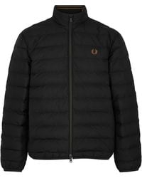 Fred Perry - Quilted Shell Jacket - Lyst