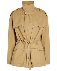 Isabel Marant - Adelys Cotton-Blend Gabardine Trench Jacket - Lyst