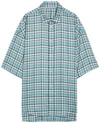 Acne Studios - Oversized Checked Woven Shirt - Lyst
