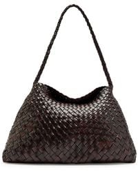 Dragon Diffusion - Santa Maria Woven Leather Shoulder Bag - Lyst