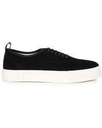 Eytys Mother Black Suede Trainers - Size 8