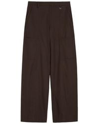 Vince - Relaxed Straight-Leg Stretch-Cotton Trousers - Lyst