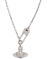 Vivienne Westwood - Lucrece Safety Pin Necklace - Lyst