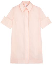 Foemina - Wren Cotton-Poplin Mini Shirt Dress - Lyst