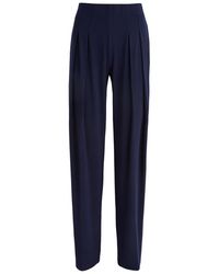 Norma Kamali - Tapered Stretch-Jersey Trousers - Lyst