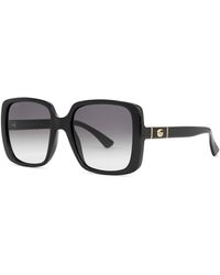 Gucci - Oversized Sunglasses, Sunglasses, , Lenses - Lyst