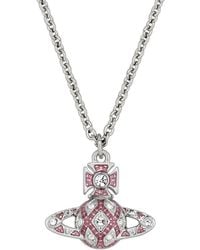 Vivienne Westwood - Rachelle Bas Relief Crystal-Embellished Orb Necklace - Lyst