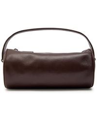 The Row - Round 90's Leather Top Handle Bag - Lyst