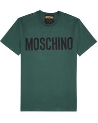 Moschino - Logo-print Cotton T-shirt - Lyst