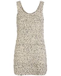 LIBEROWE - Woven Cotton-Blend Mini Dress - Lyst