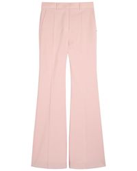Sportmax - Flared-Leg Wool Trousers - Lyst