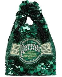 Anya Hindmarch - Perrier Mini Embellished Satin Tote Bag - Lyst