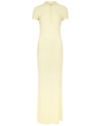 Jacquemus - La Robe Yauco Knitted Polo Maxi Dress - Lyst