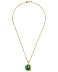 Alighieri - The Droplet Of The Mountain 24kt Gold-plated Necklace - Lyst