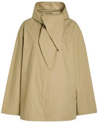 TOTEME - Hooded Scarf-Effect Cotton Jacket - Lyst