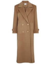 AEXAE - Oversized Double-breasted Wool Coat - Lyst