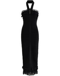 Self-Portrait - X Christopher Kane Lace-Trimmed Midi Dress - Lyst