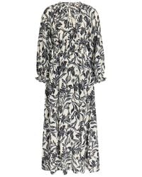 Rails - Matia Floral-Print Woven Midi Dress - Lyst
