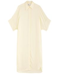 Day Birger et Mikkelsen - Genevieve Satin Midi Shirt Dress - Lyst